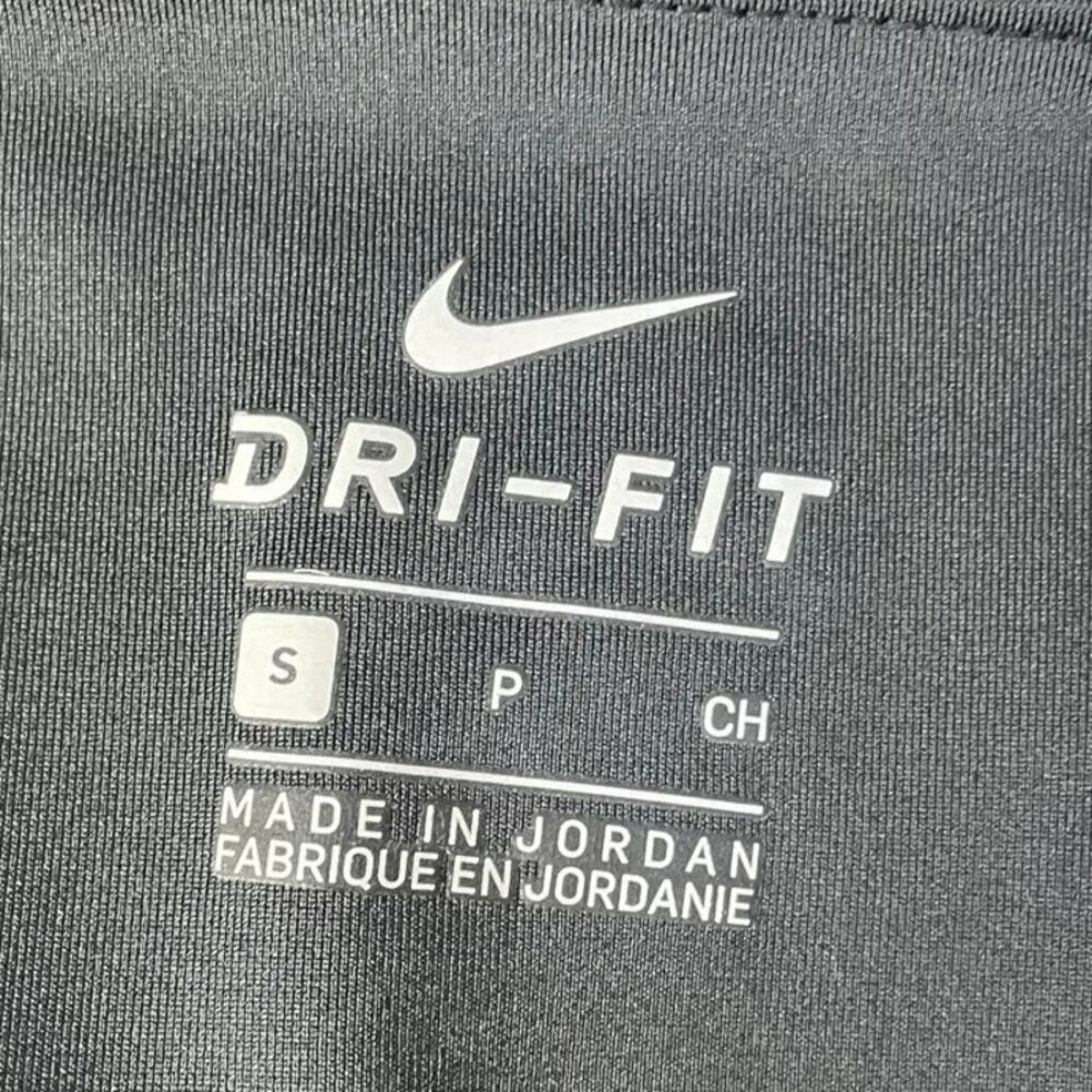 Nike Dri-Fit Women’s Small Black Athletic Leggings With Colorful Striped Sides - Picture 2 of 3